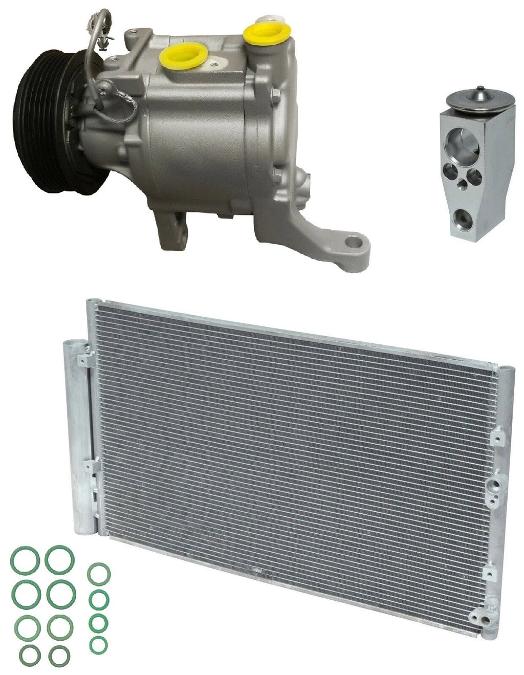 AC Compressor Kit With Condenser Replacement for Subaru BRZ (2017–2017)