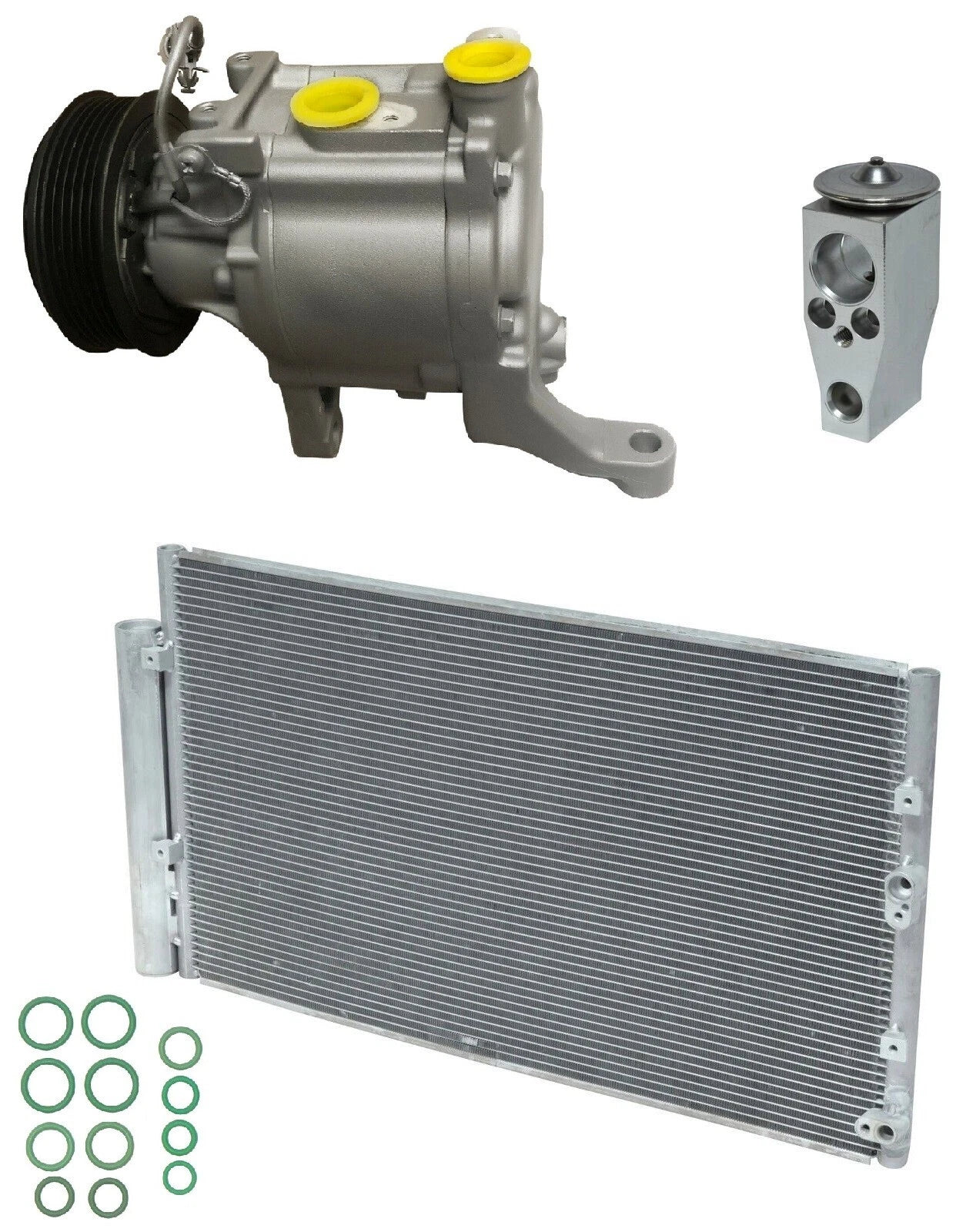 AC Compressor Kit With Condenser Replacement for Subaru BRZ (2017–2017)