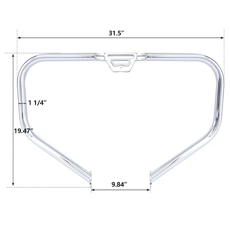 Engine Guard Crash Bar for Harley Softail Low Rider Street Bob (2018-2025)