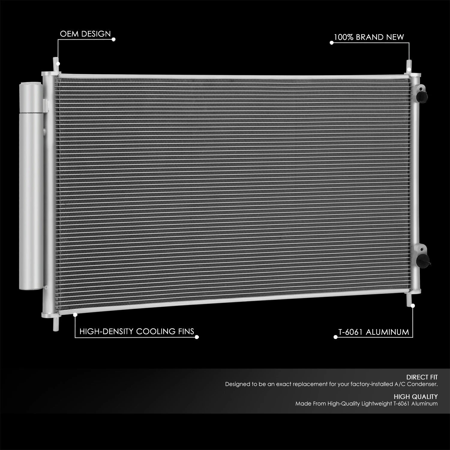 A/C Condenser for Toyota Prius C (2012–2019) TO3030324