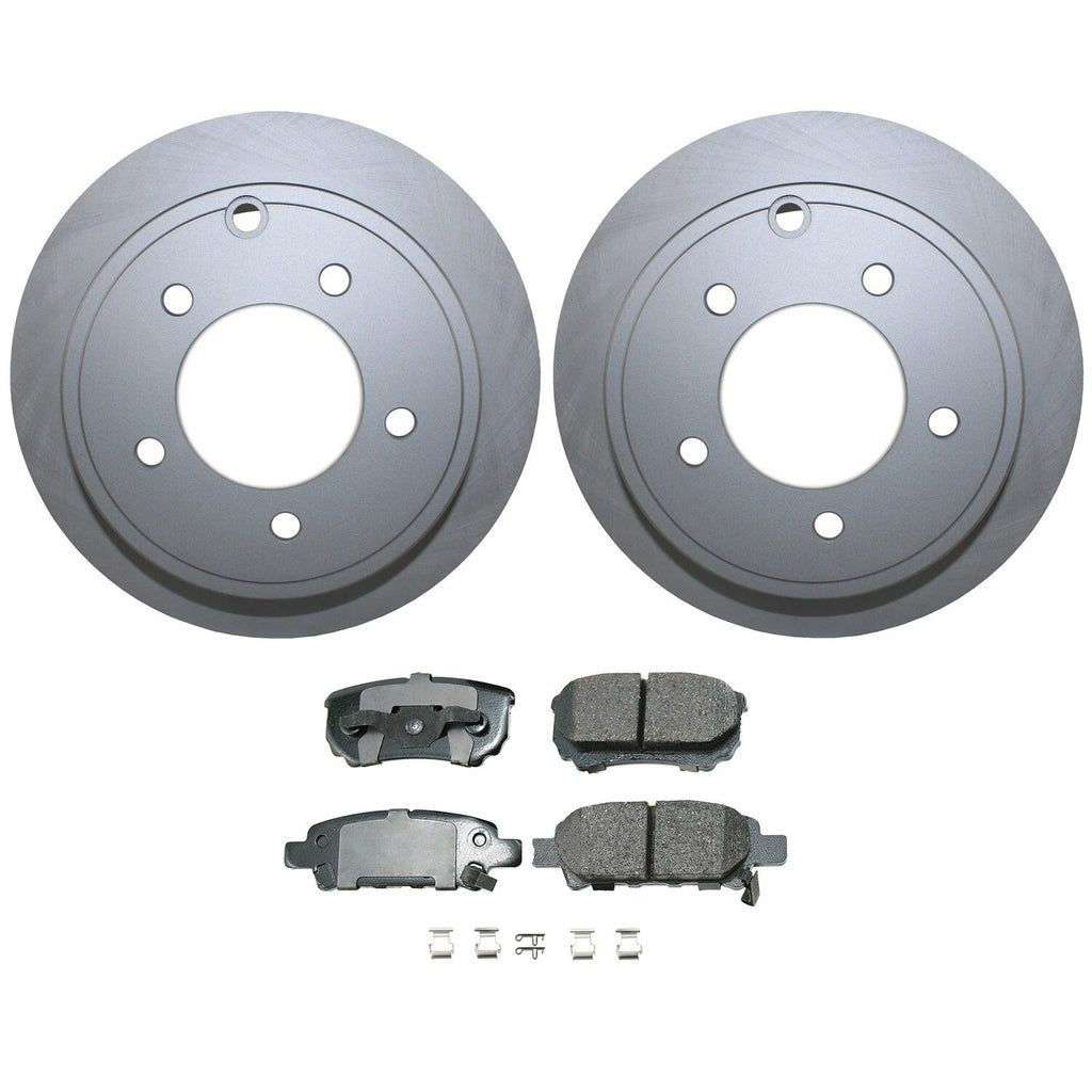 Rear Brake Kit 262mm Disc Akebono Ceramic Pad for Chrysler Dodge Jeep