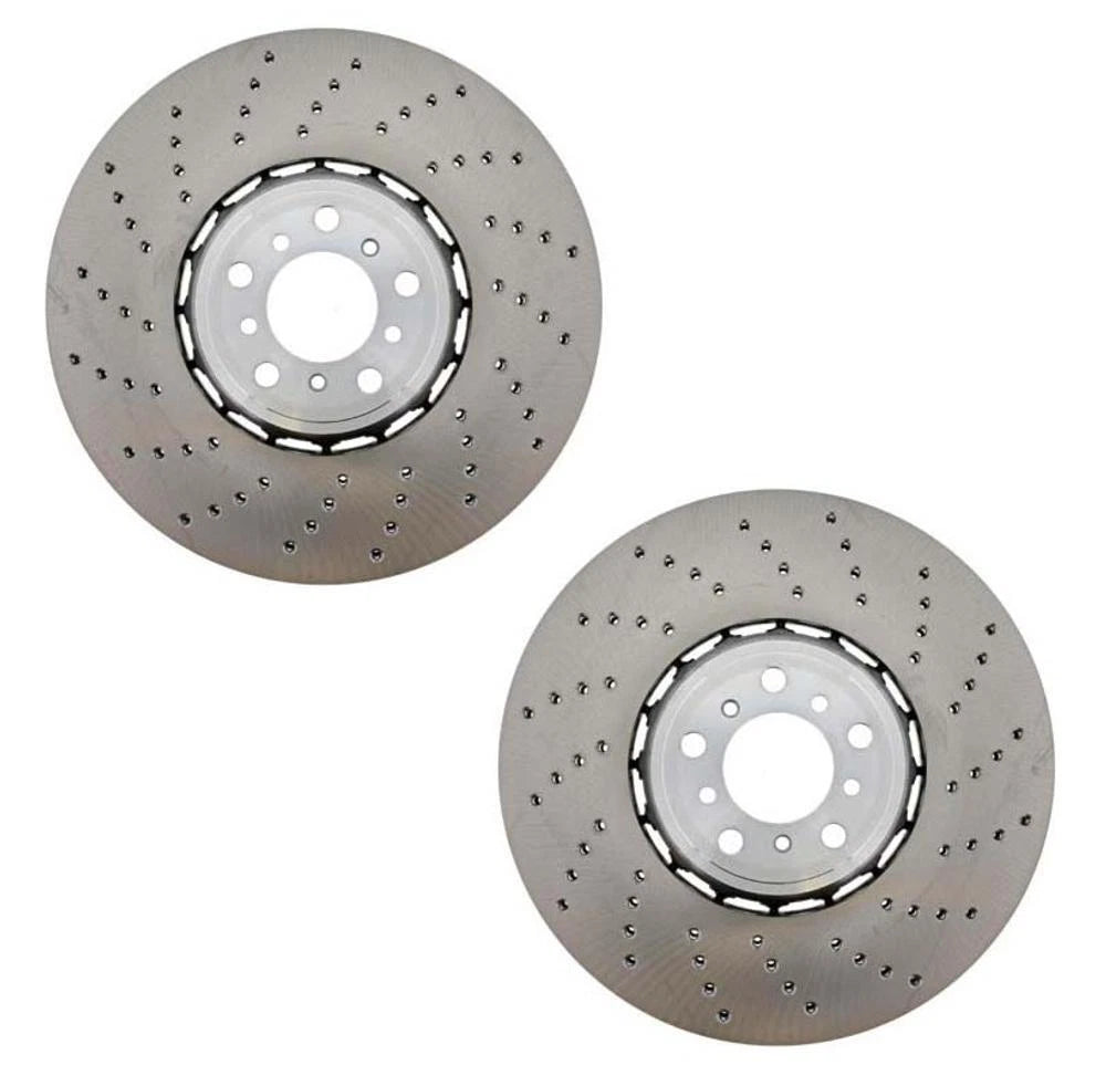 Set of 2 Front Vented Brake Disc Rotors for BMW F85 F86 X5 X6 M