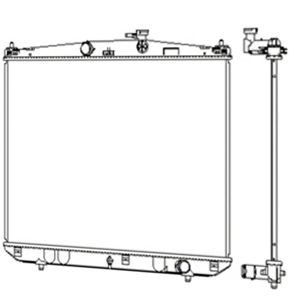 Replacement Radiator for Toyota Highlander (2014–2019)