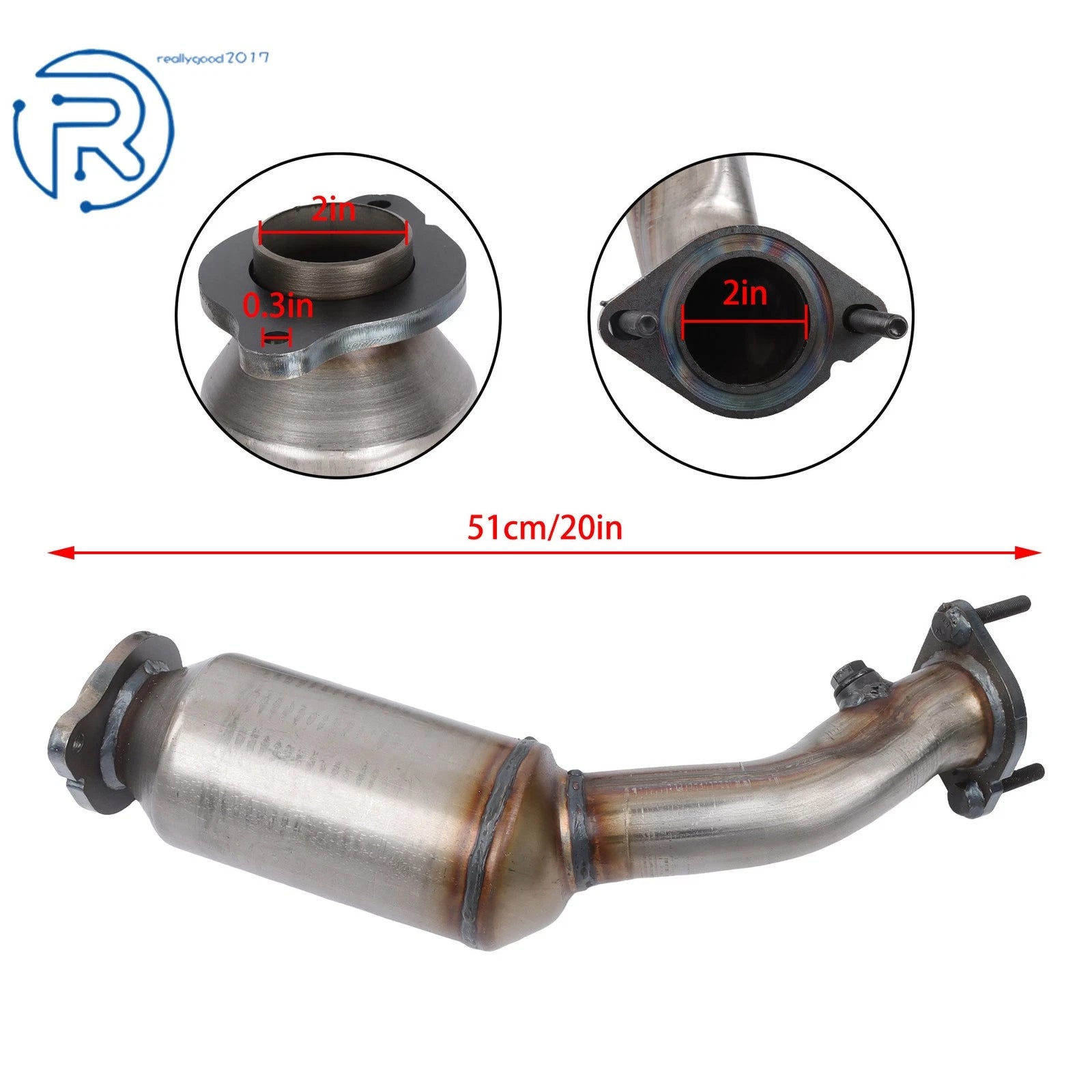 Bank 1 & 2 Catalytic Converter Set for Cadillac CTS STS 3.6L (2008–2011)