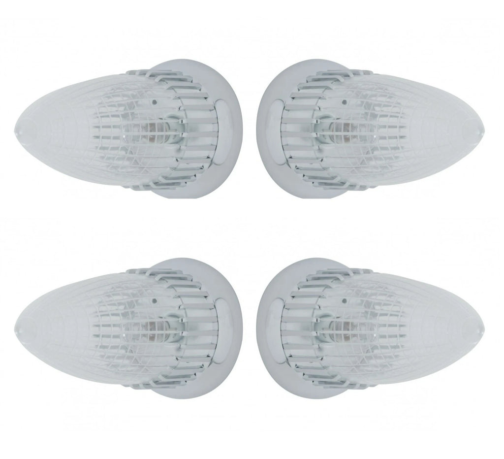 Tail Light Back Up Lamp Clear Lens Flush Mount Bezel for 1959 Cadillac