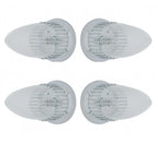 Tail Light Back Up Lamp Clear Lens Flush Mount Bezel for 1959 Cadillac
