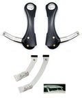 Visor Center Support Adjustable Side Mount Brackets for Ford Ranger (2019–2024)
