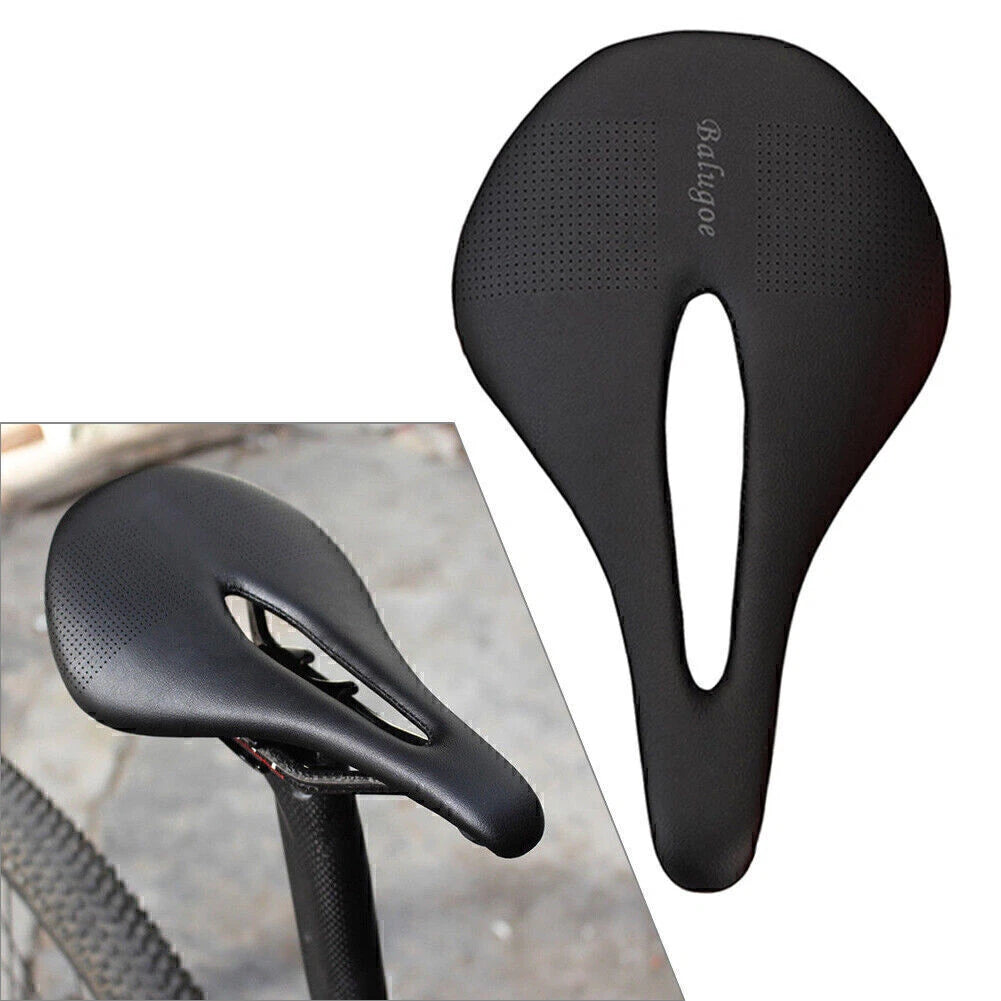 Bicycle Saddle for EC90 Road Bike (Hollow Carbon PU Leather)