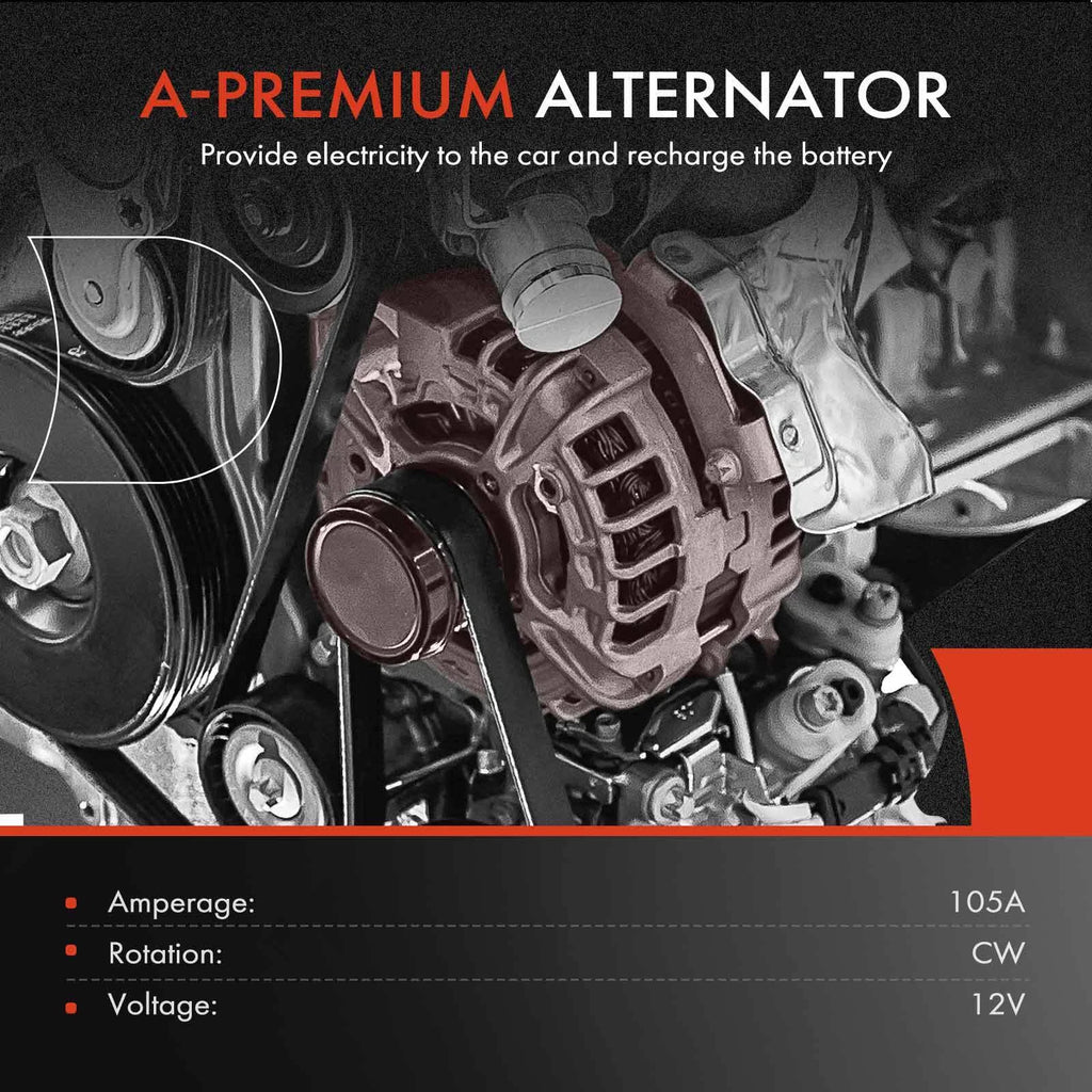 Alternator for Honda Fit (2017–2020) 105A 6-Groove 12V