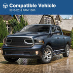 Front Bumper Face Bar for Dodge Ram 1500 (2013–2018) w/Fog Light Holes