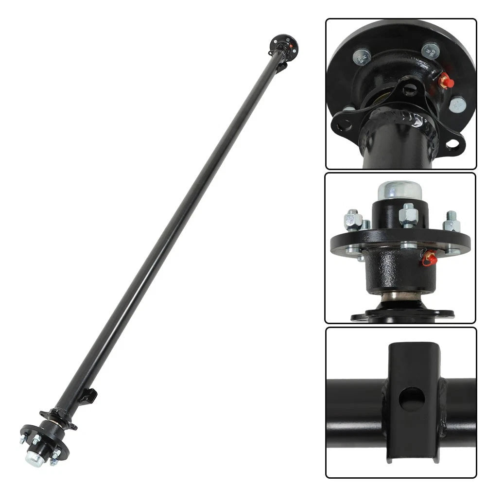 5 Lug 3500lbs Axle for Wide Frame (95" Hub Face, 80" Spring Center)