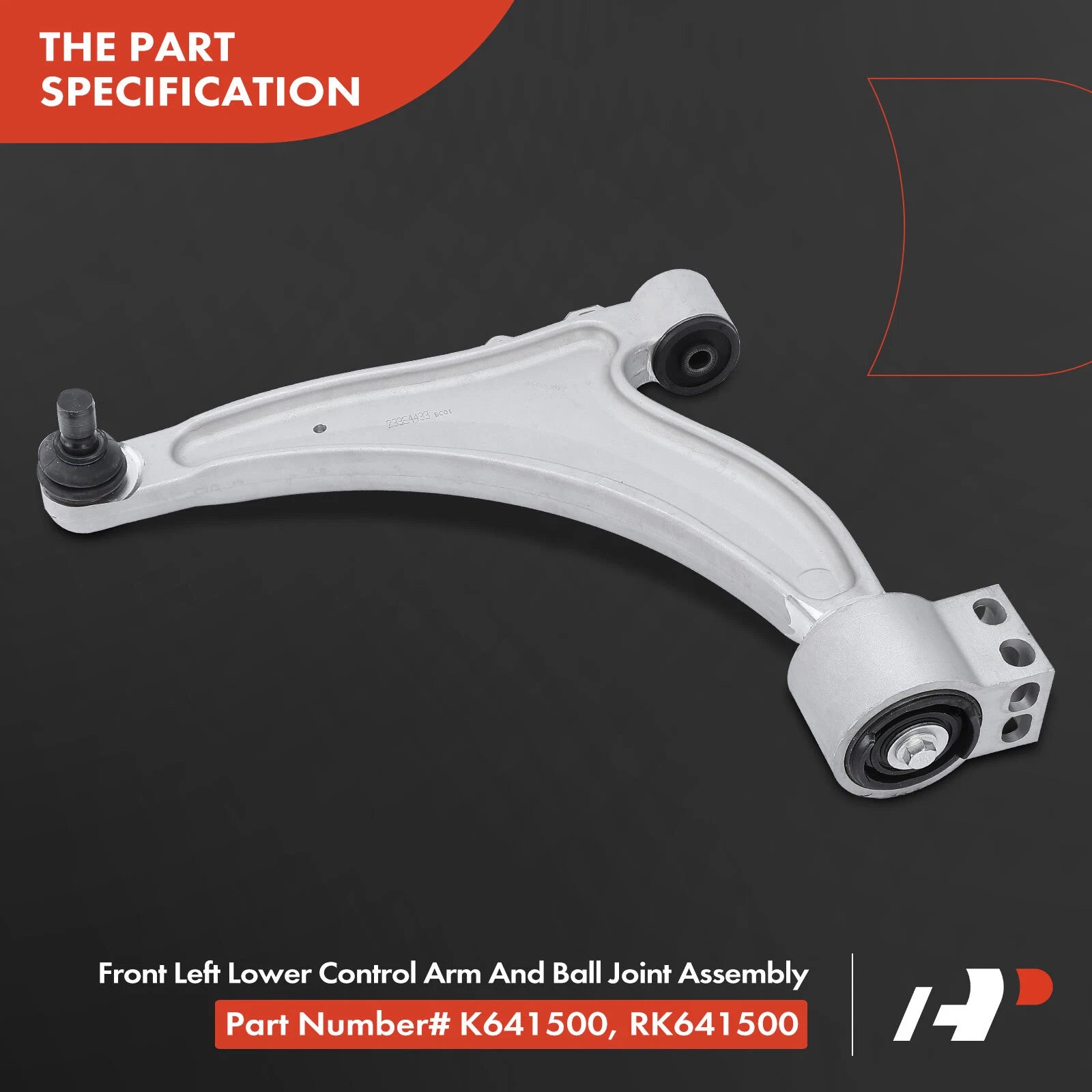 Set of 4 Front Control Arms with Ball Joints for Buick LaCrosse (2011–2016)