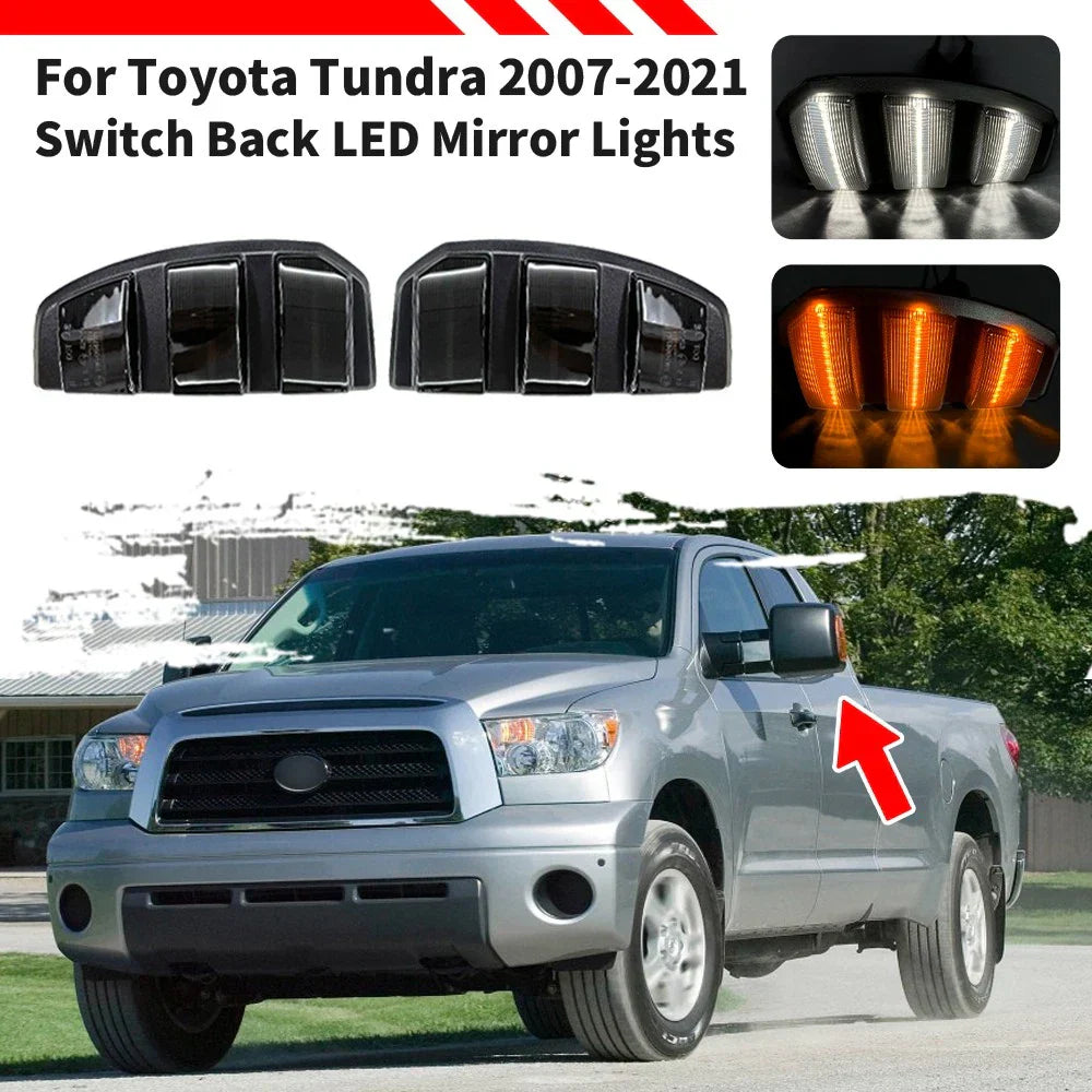 LED Side Towing Mirror Turn Signal Light for Toyota Tundra (2007–2021)