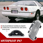2X Clear Lens Tailgate Reverse Backup Lights for Corvette C4 (1984–1990)
