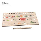 Wooden Plant Ruler Gardening Tool Set