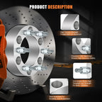 Set of 2 Wheel Spacers 1.25" for Toyota Tacoma 4Runner (2005–2023)