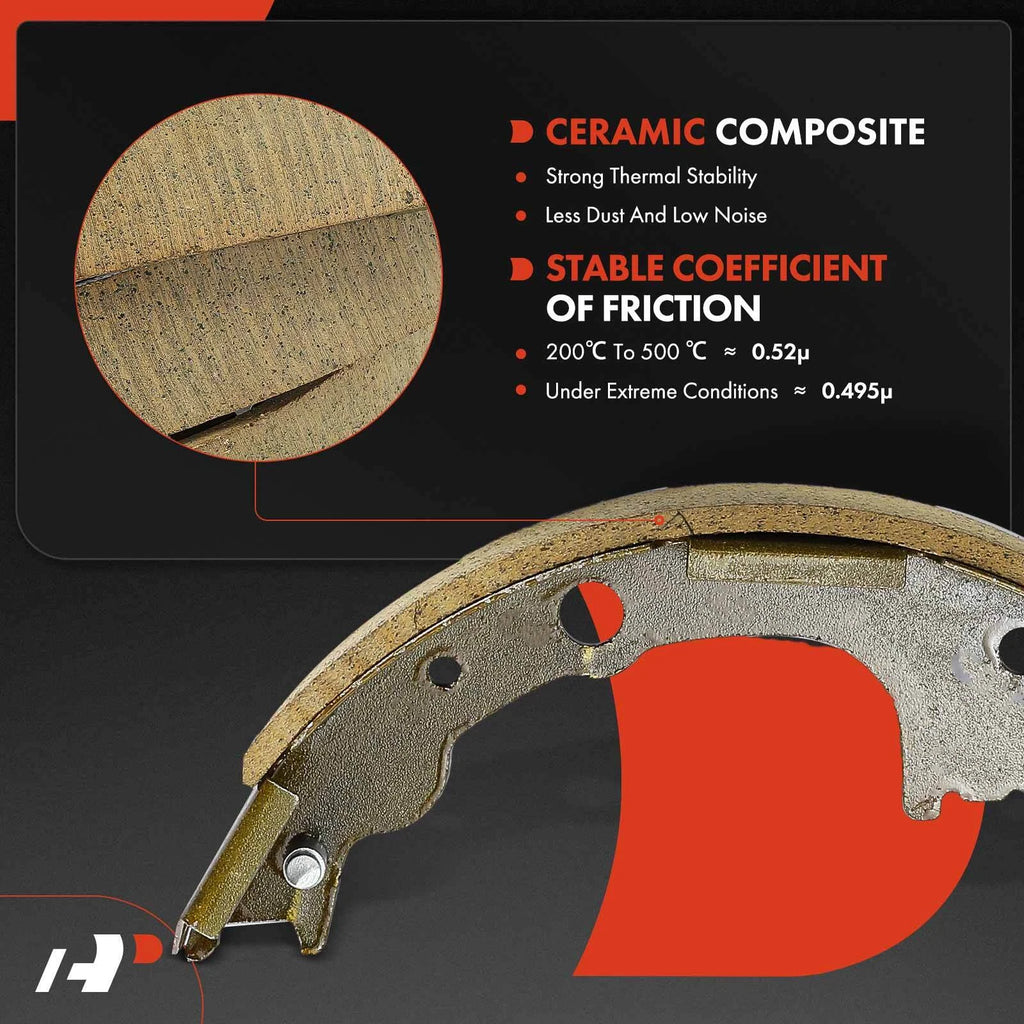 Rear Brake Drums & Ceramic Brake Shoes for Mazda B4000 & Ford Ranger (1998–2010)