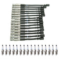 NGK Wire Set & Denso 16 Platinum TT Spark Plugs Kit for Mercedes C-Class (1993–2002)