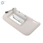 Driver Sun Visors for Nissan Sentra (2013–2019) with Vanity Mirror, Light Gray