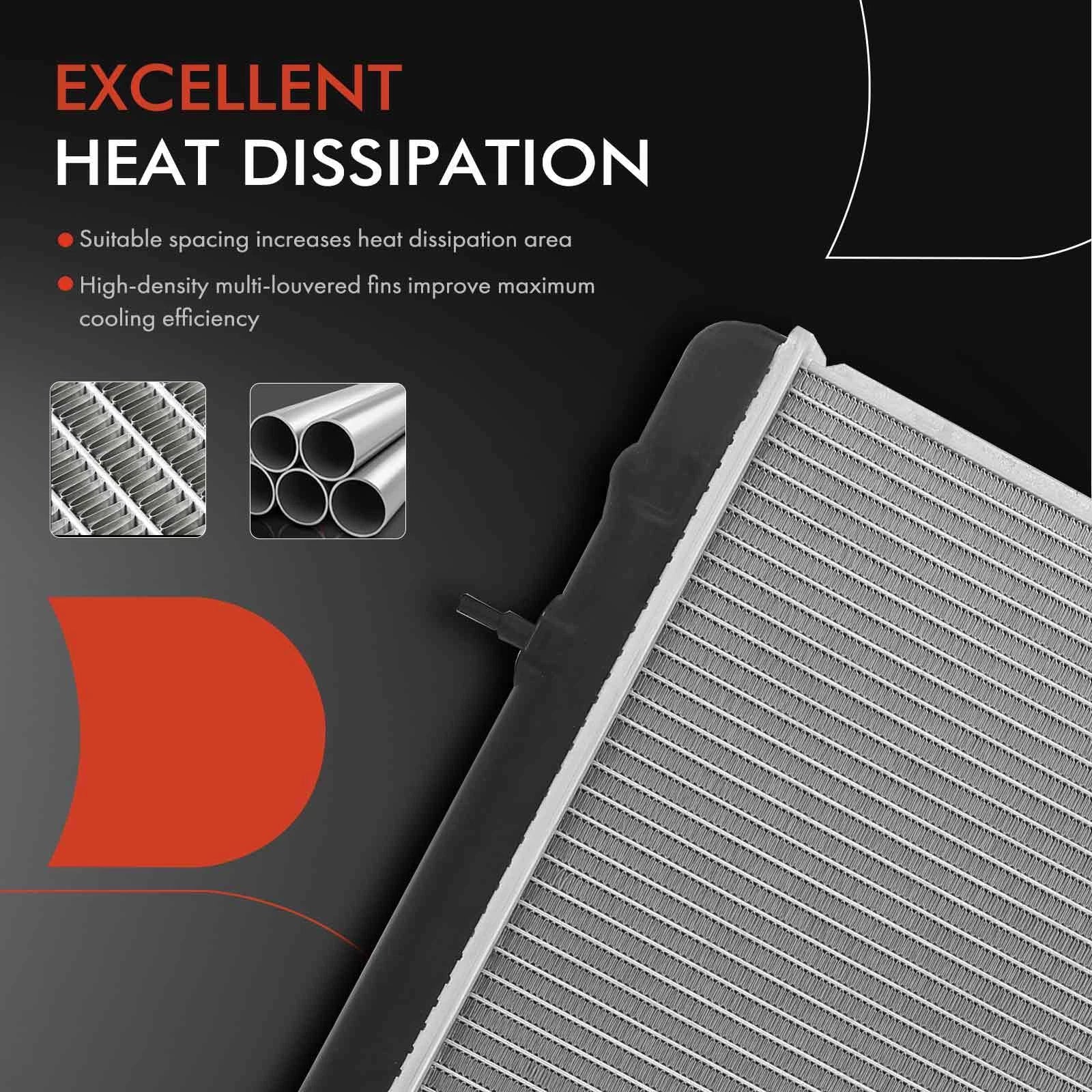 Radiator with Transmission Oil Cooler for Nissan 240SX (1995–1998)