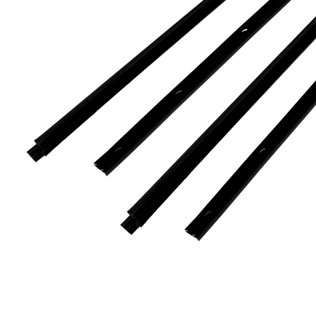 Set of 4 Front Window Weatherstrip Seals for Nissan Hardbody Navara D21 (1986–1997)
