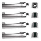 Door Handle Front Rear for Toyota Tundra 5.7L (2007–2019) Silver Plastic