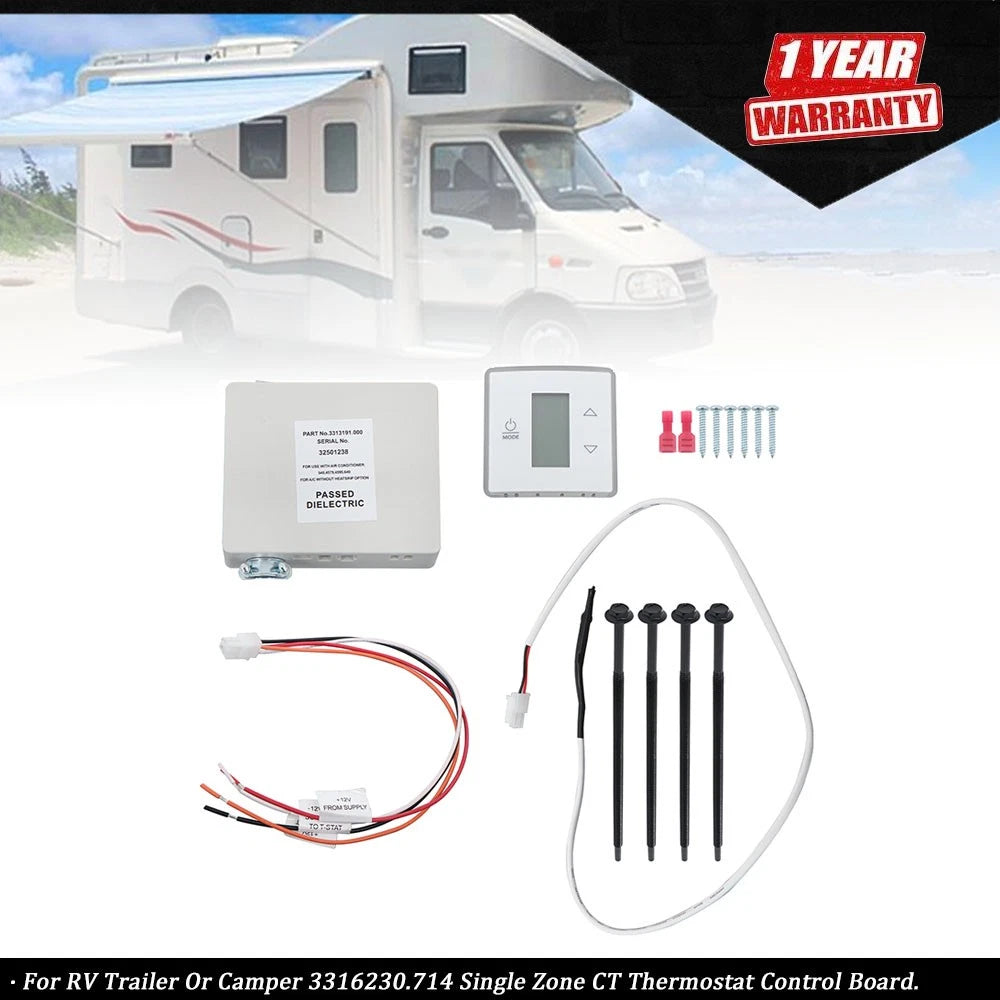 Single Zone Thermostat Control Board for RV Trailer or Camper