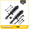 Set of 4 Complete Struts and Sway Bar Tie Rods for Chevrolet Aveo/Aveo5