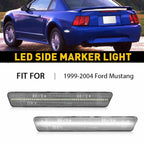 LED Side Marker Light for Ford Mustang (1999–2004) XR3Z-15A448-AA Clear White