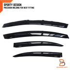 Weather Shield Window Visor Rain Guard for Honda Civic 2006-2011