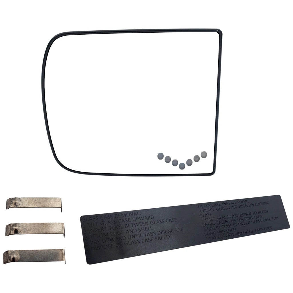 Driver Left Side Upper Heated Mirror Glass for Chevy Yukon Suburban