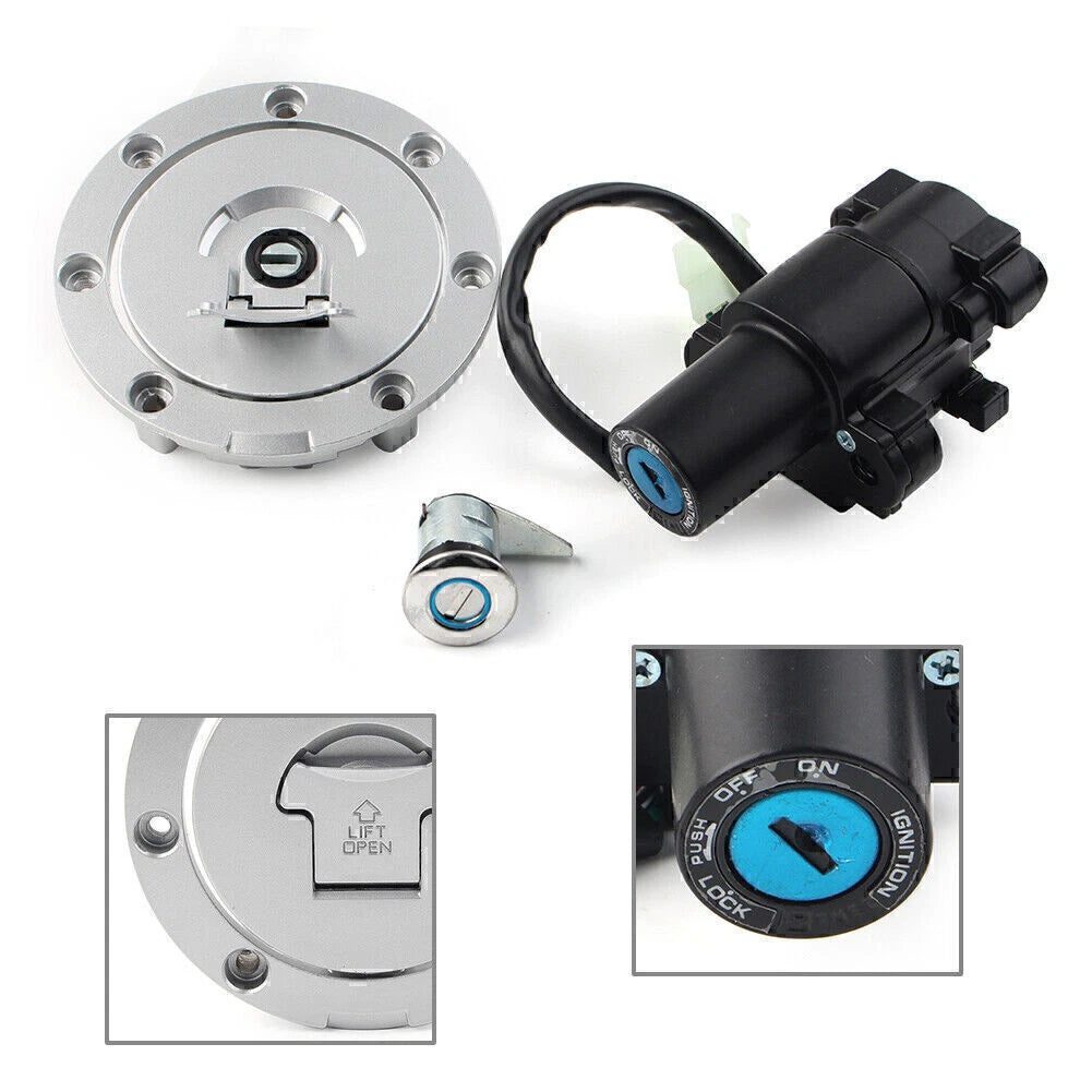 Ignition Switch Fuel Cap Cover Seat Lock Key Set for Honda CB500 600F CBR250R (2013–2016)