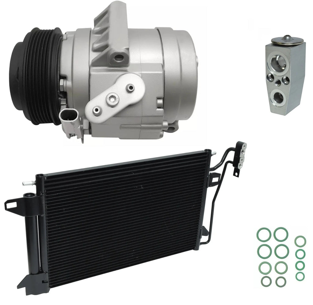 AC Compressor Kit With Condenser for Mercury Milan 2.3L 3.0L (2007–2009)