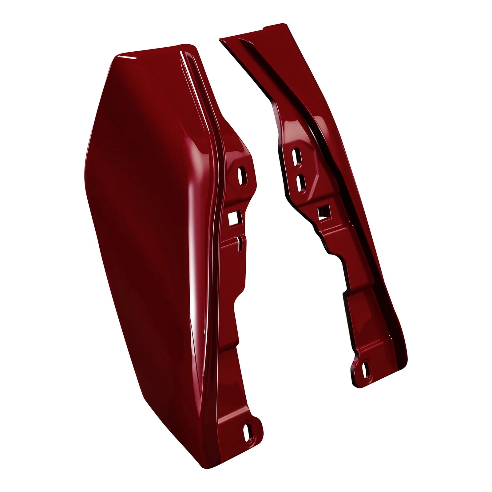 Mid Frame Deflectors for Harley Touring Electra Glide (2009–2023) 22 Billiard Red