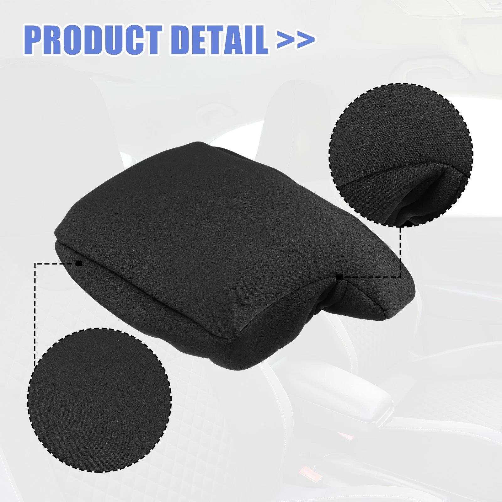 Armrest Cover for Ford Ranger (2019–2023) - Black