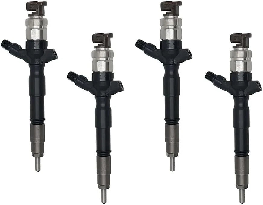 4X Fuel Injector 295900-0200 23670-30440 for Toyota 1KD-FTV D-4D (2000–2009)