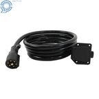 7 Pin Trailer Plug Extension Cord for RV Gooseneck (10ft)