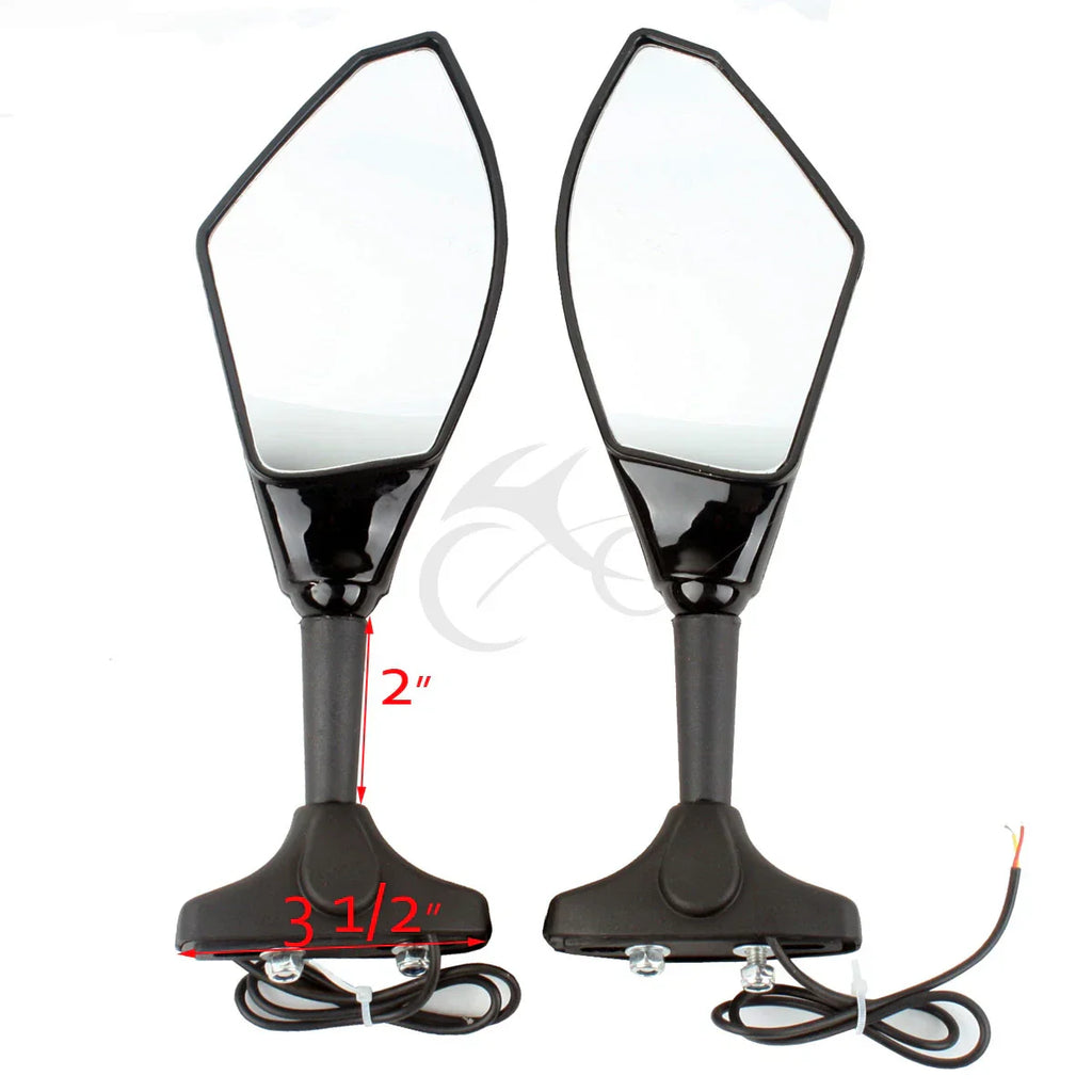 LED Turn Signal Rear-View Mirrors for Honda CBR1000RR CBR600RR (2004-2011)