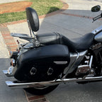 Sissy Bar Luggage Rack for Harley Touring Road King Electra Glide (1997–2008)