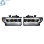Set of 2 Headlamps for GMC Acadia SL/SLE (2020–2023) LED Chrome