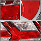 LED Sequential Arrow Tail Light for Scion FRS (2013–2017) - Clear Lens, Chrome