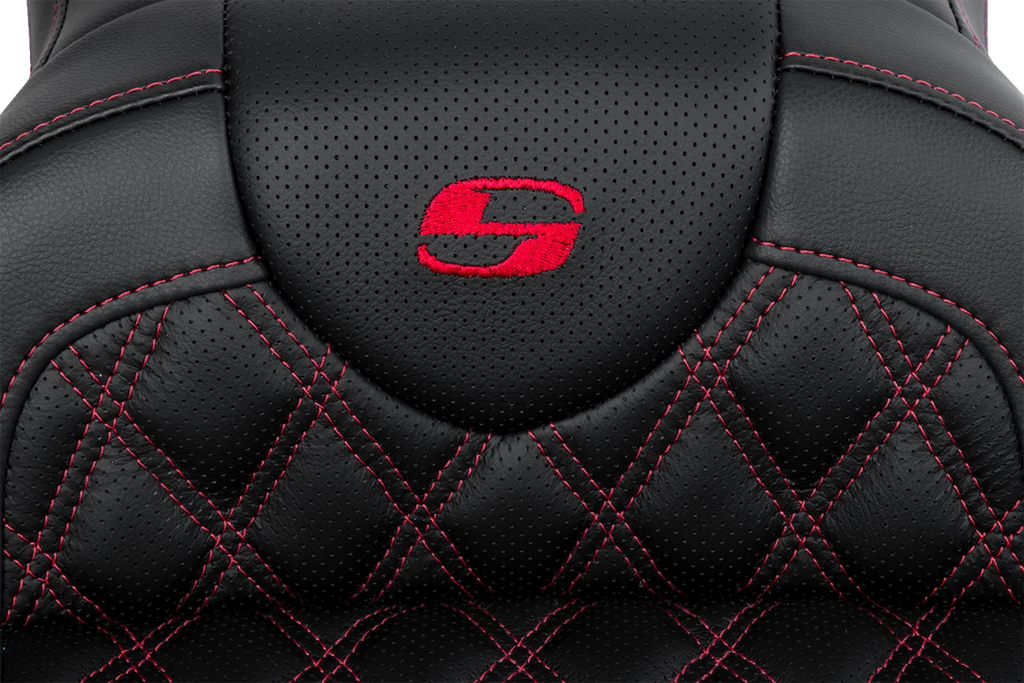 SADDLEMEN Roadsofa Seat with Backrest for FL (2008–2023) 808-07B-182B4