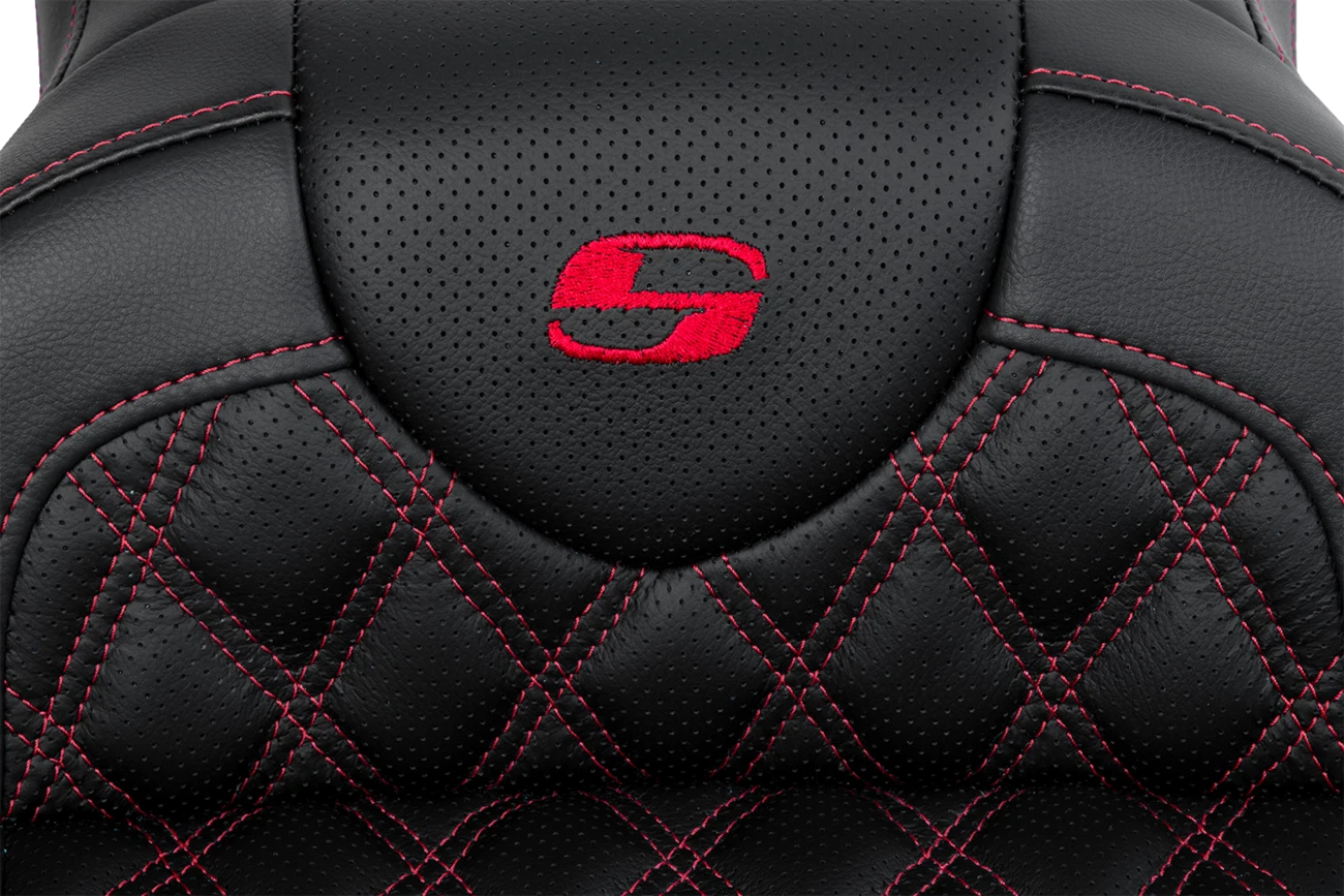 SADDLEMEN Roadsofa Seat with Backrest for FL (2008–2023) 808-07B-182B4