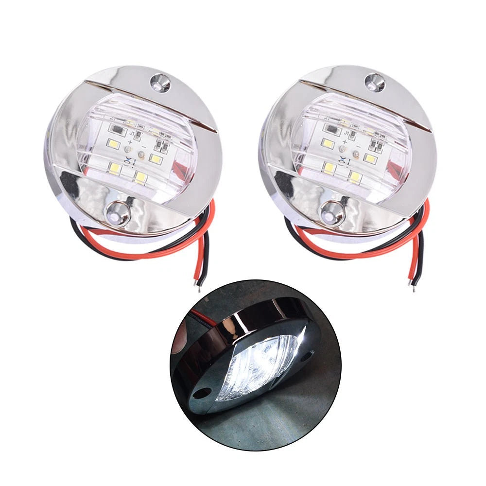 3'' LED Marine Boat Navigation Lights for Deck Stern Transom