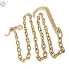 Welded Grab Hook for Towing Wrecker Chain 15" J Hook 5/16 x 8 FT