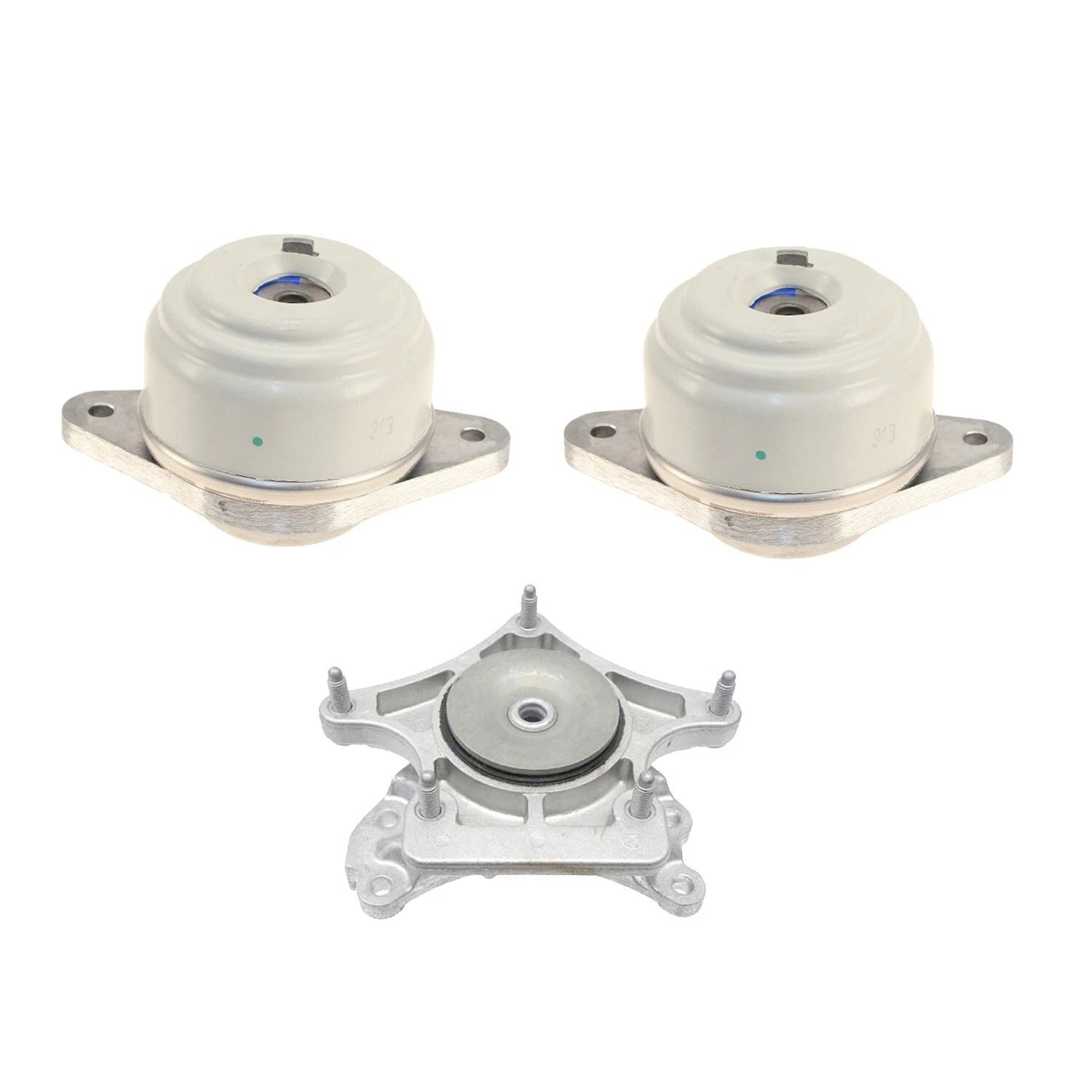 Set of 2 Engine & Transmission Mounts for MB W212 E350 AWD (2010–2016)