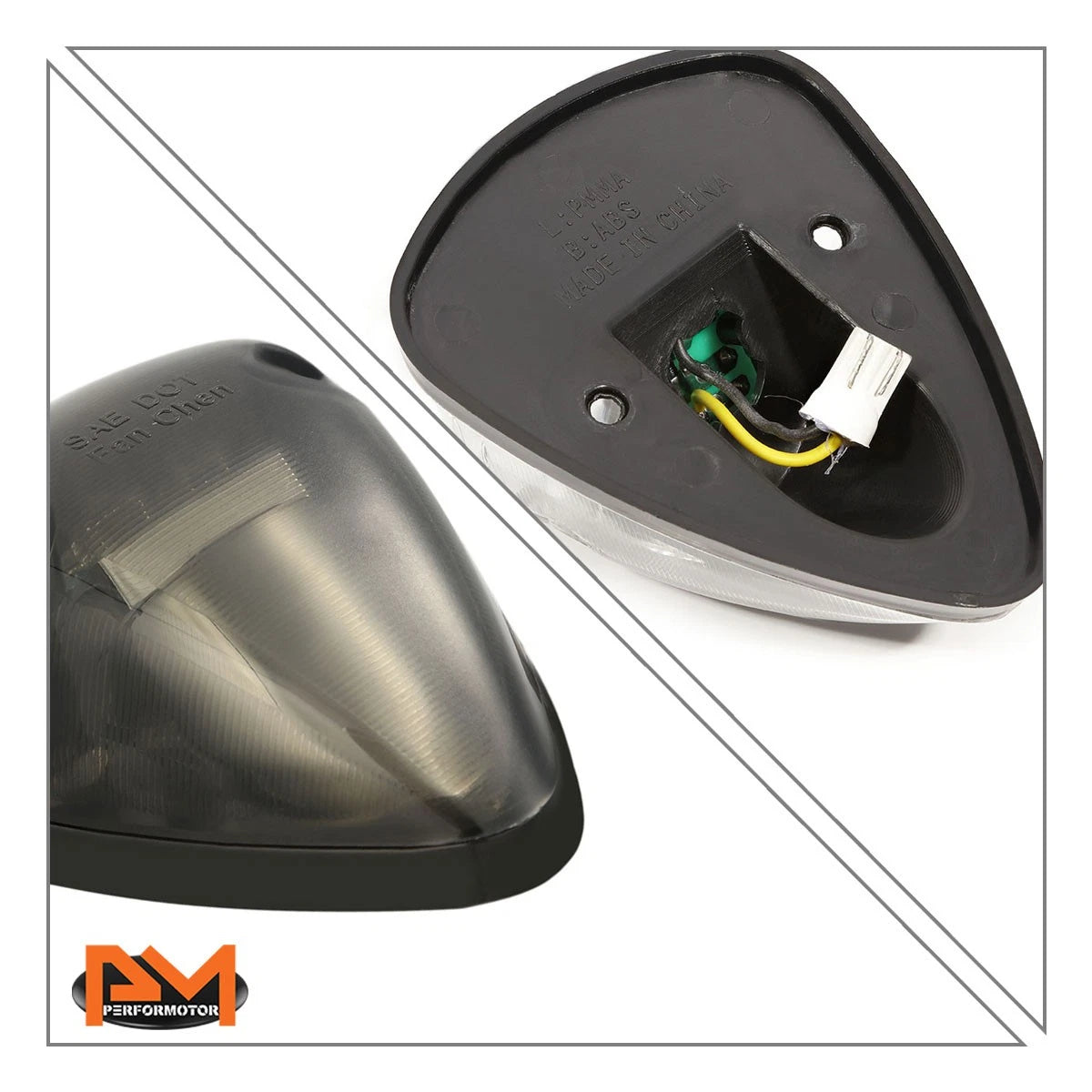5Pcs Cab Roof Running Light Smoked LED for Dodge Ram 94–98