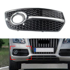 Black Right Front Fog Light Lamp Covers for Audi Q5 (2009-2011)