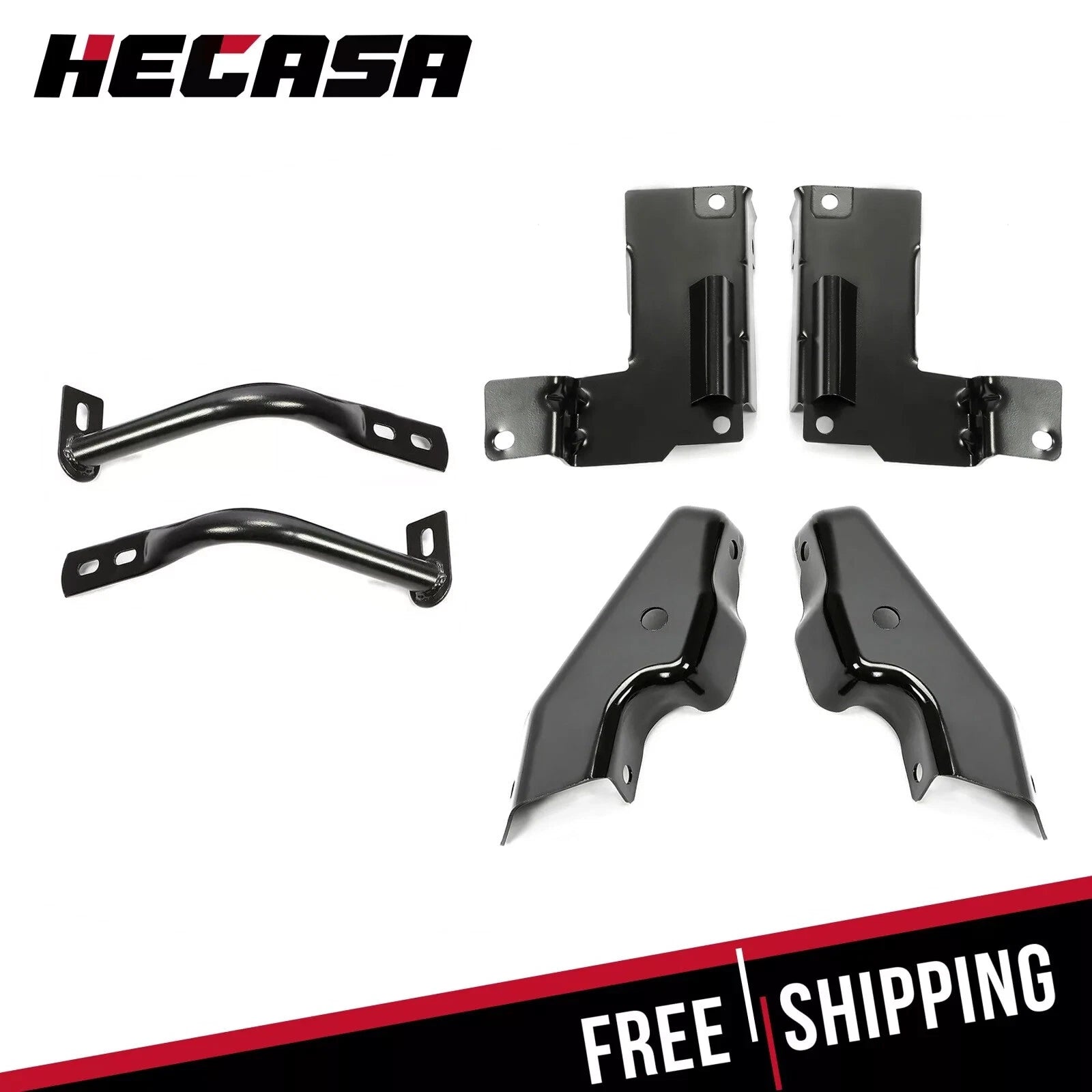Bumper Bracket Set of 6 for Chevrolet Silverado 1500 2500 (2003–2006)
