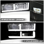 LED Headlight & Bumper Turn Signal Lamps for Chevy GMC C/K (1988–2000)